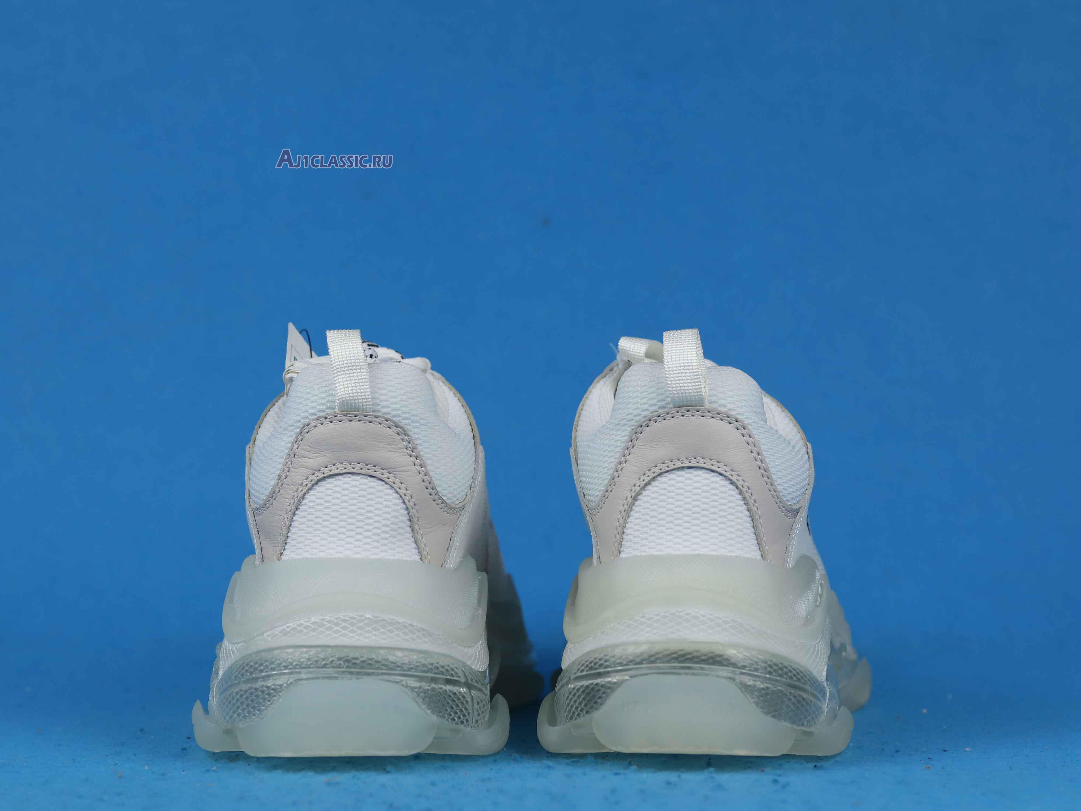 New Balenciaga Triple S "White Clear Sole" 544351 W09E1 9000 Shoes