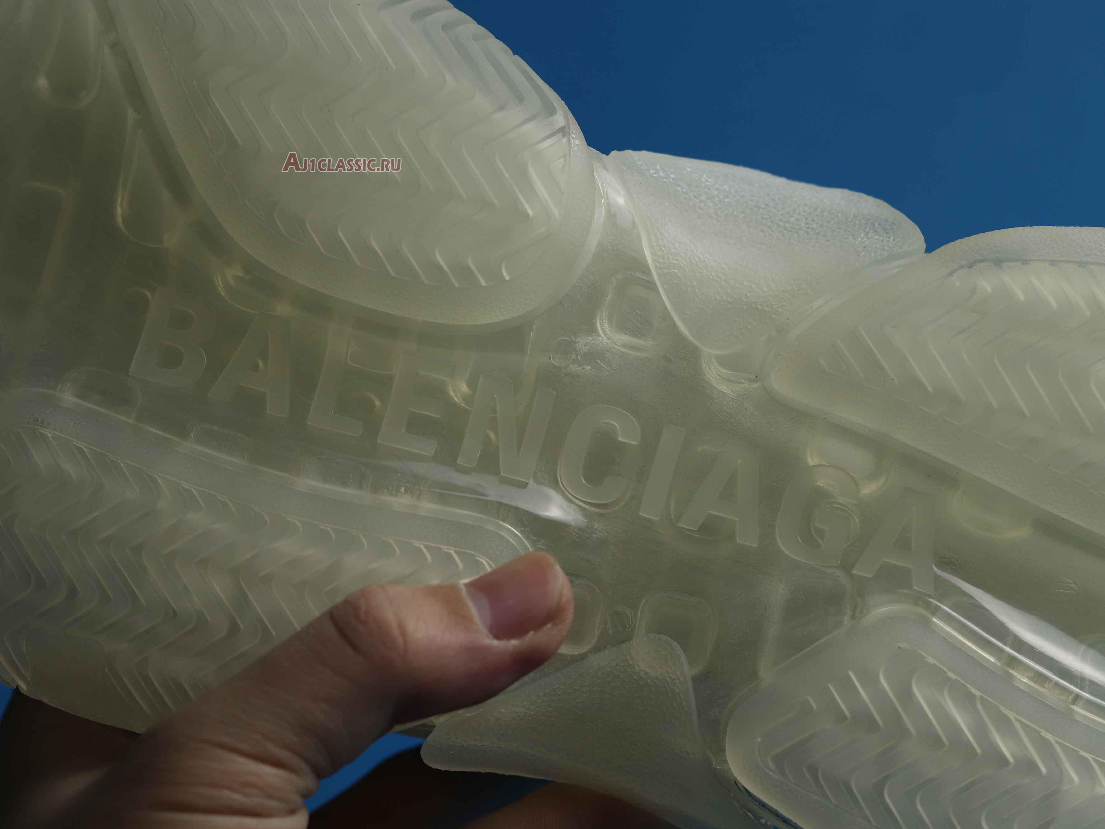 New Balenciaga Triple S "White Clear Sole" 544351 W09E1 9000 Shoes