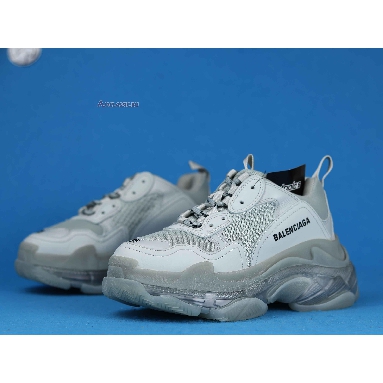 Balenciaga Triple S Sneaker Pearl Grey Clear Sole 541624 W0901 1705 Grey/Grey Sneakers