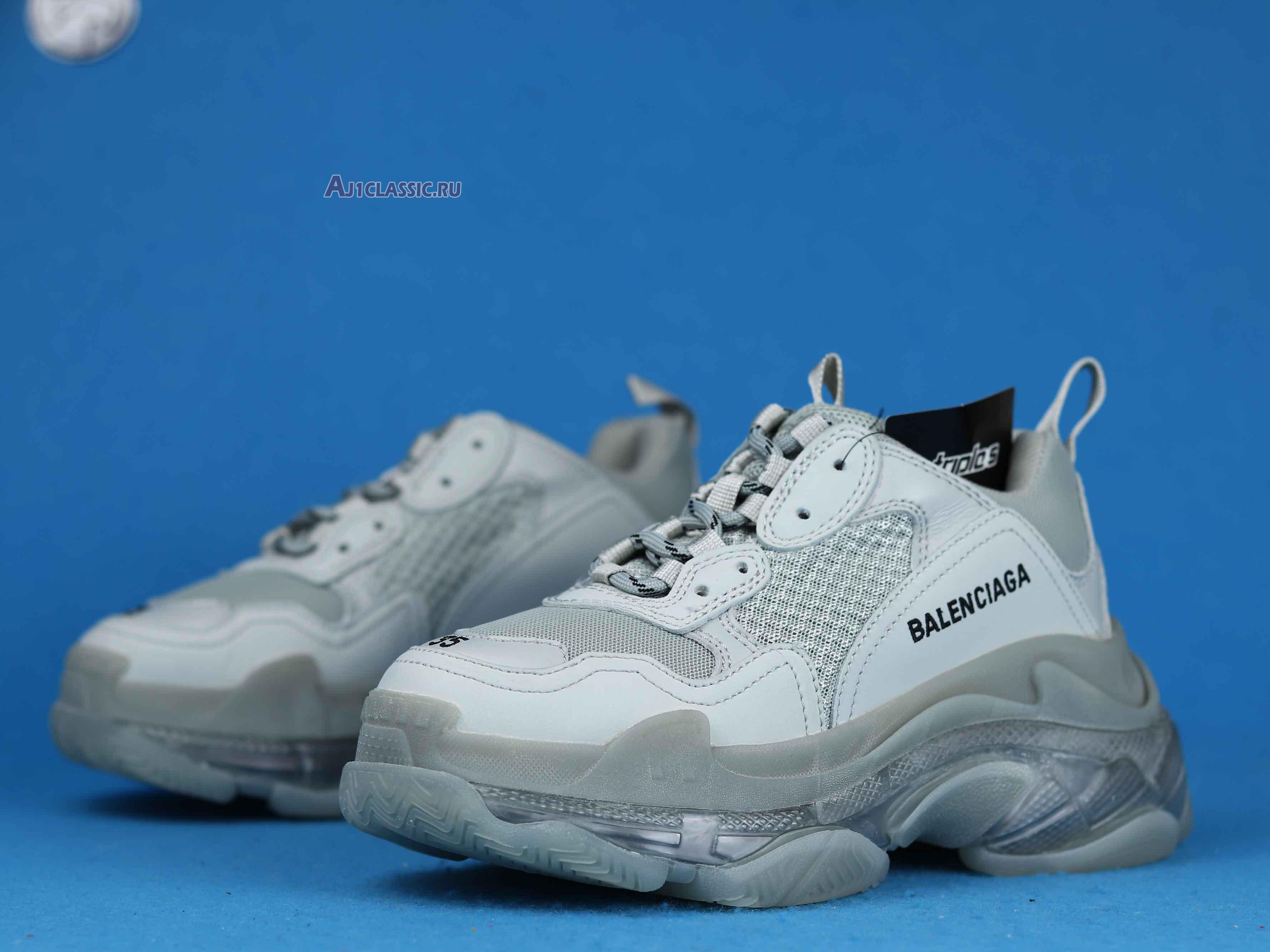 Balenciaga Triple S Sneaker "Pearl Grey Clear Sole" 541624 W0901 1705