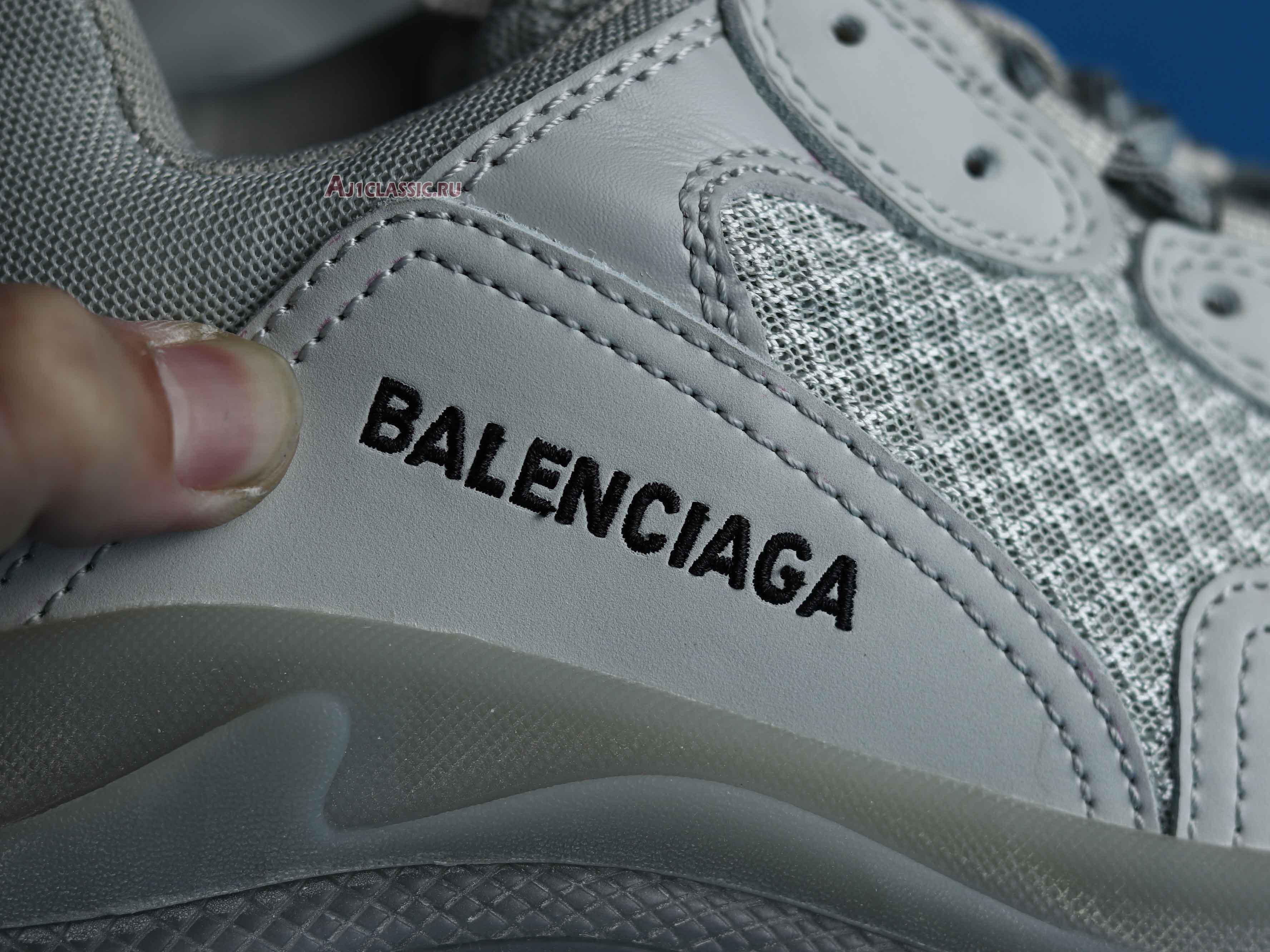 Balenciaga Triple S Sneaker "Pearl Grey Clear Sole" 541624 W0901 1705