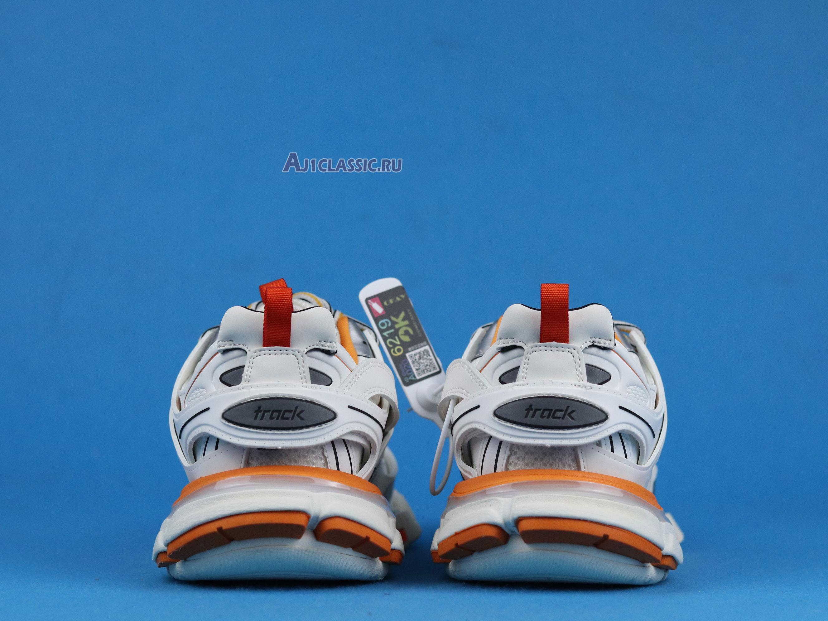 Balenciaga Track Trainer "White Orange" 542436 W1GB1 9059