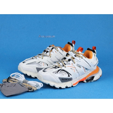 Balenciaga Track Trainer White Orange 542436 W1GB1 9059 White/Orange Mens Womens Shoes