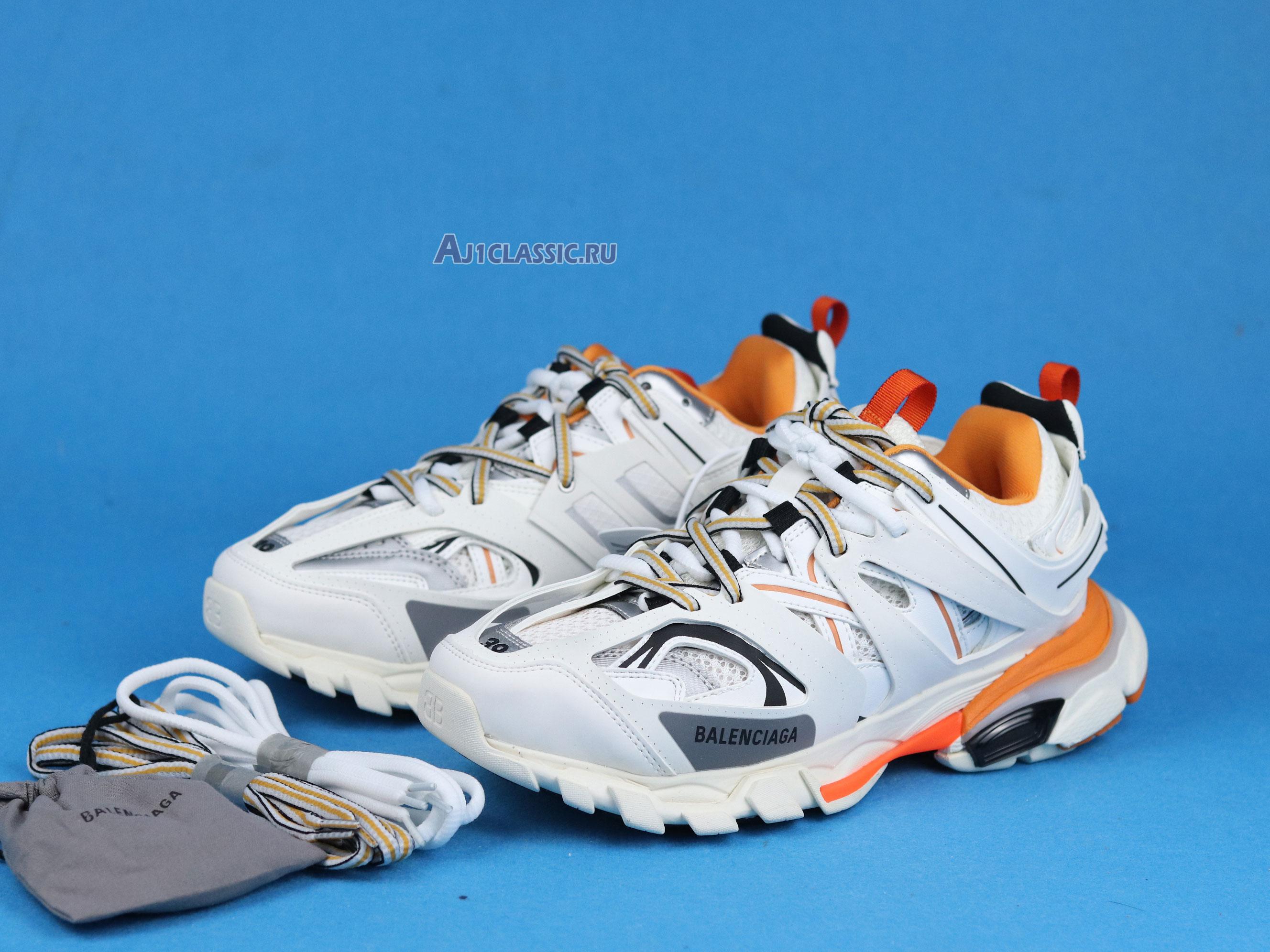 Balenciaga Track Trainer "White Orange" 542436 W1GB1 9059