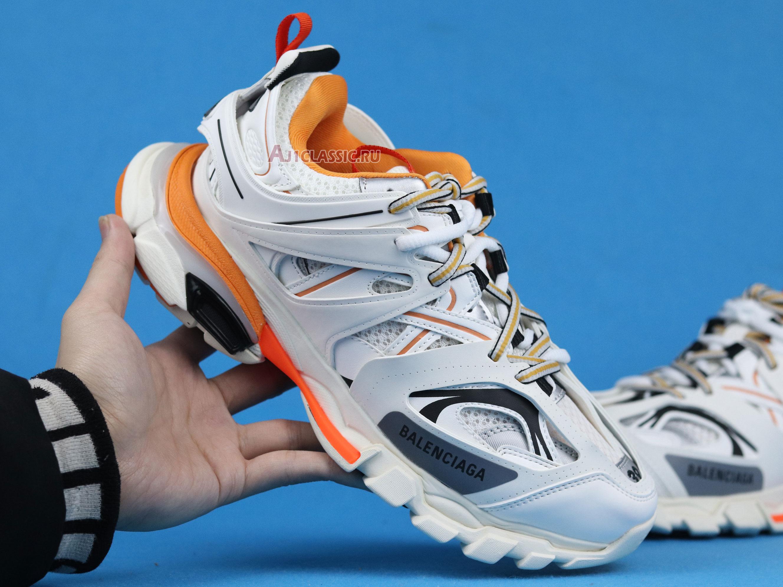 Balenciaga Track Trainer "White Orange" 542436 W1GB1 9059