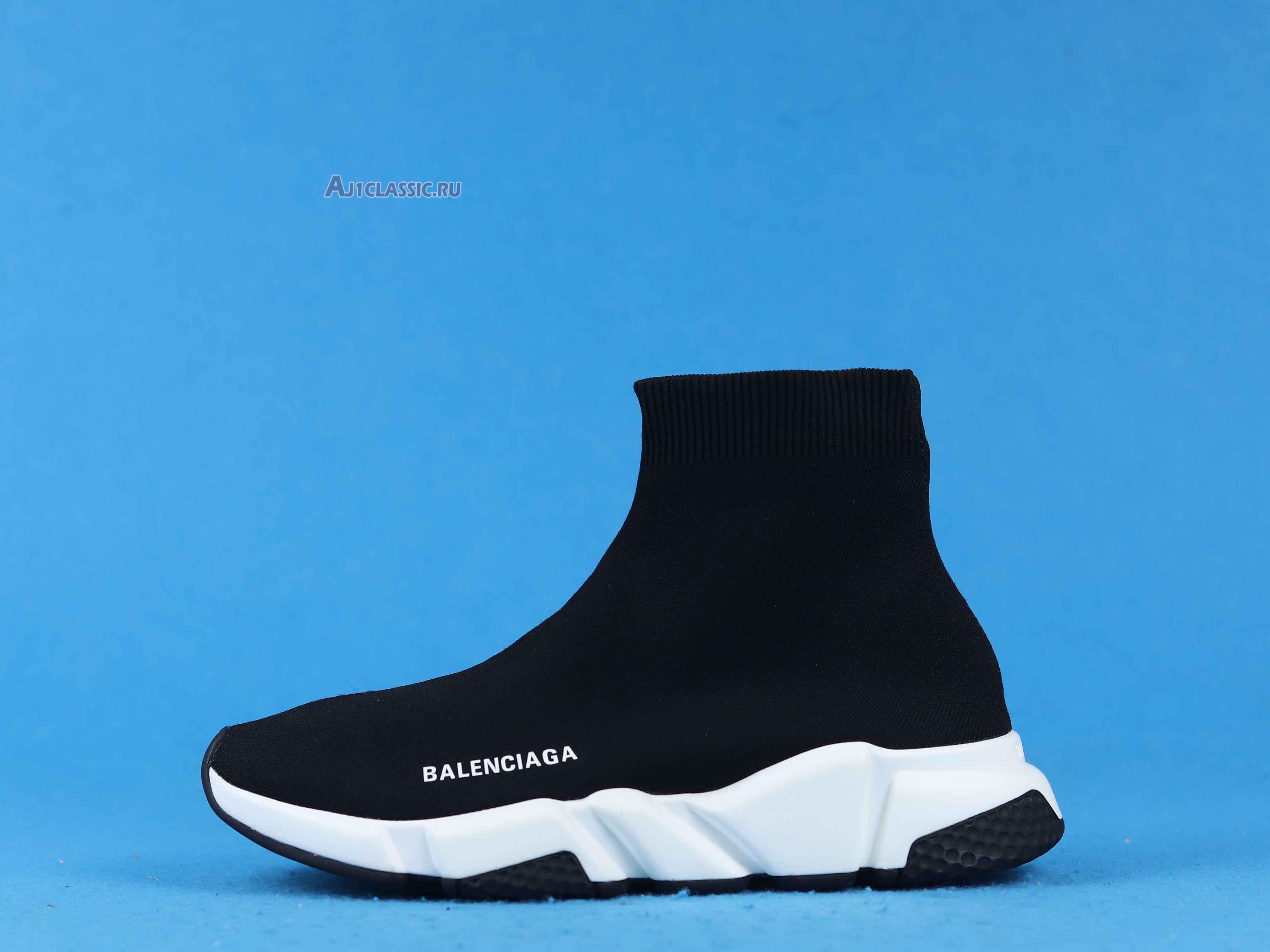 New Balenciaga Speed Sneaker "Black White" 2018 530349 W05G9 1000 Shoes