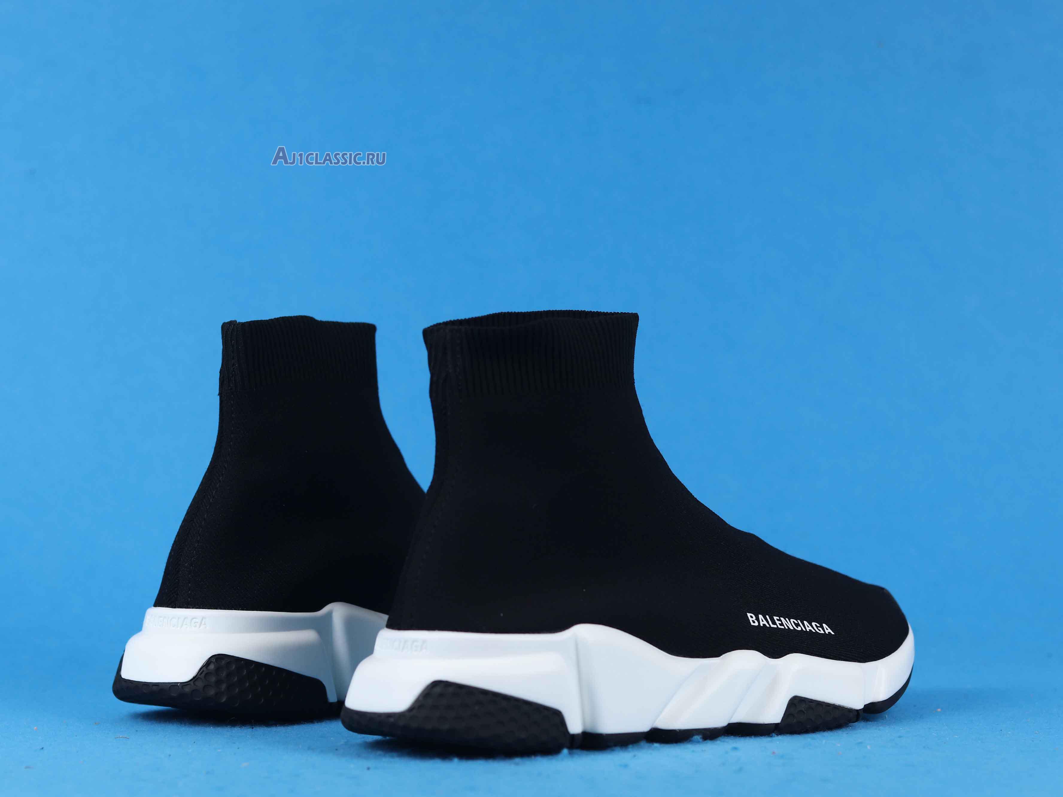 New Balenciaga Speed Sneaker "Black White" 2018 530349 W05G9 1000 Shoes