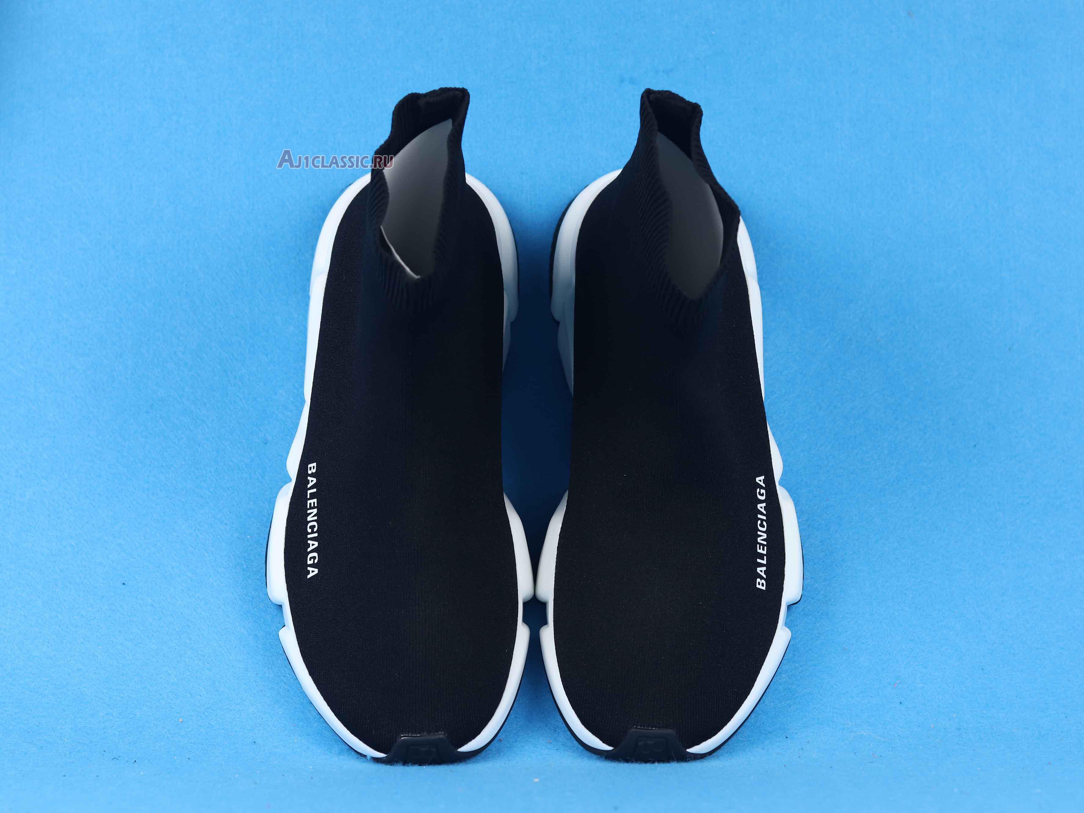 New Balenciaga Speed Sneaker "Black White" 2018 530349 W05G9 1000 Shoes