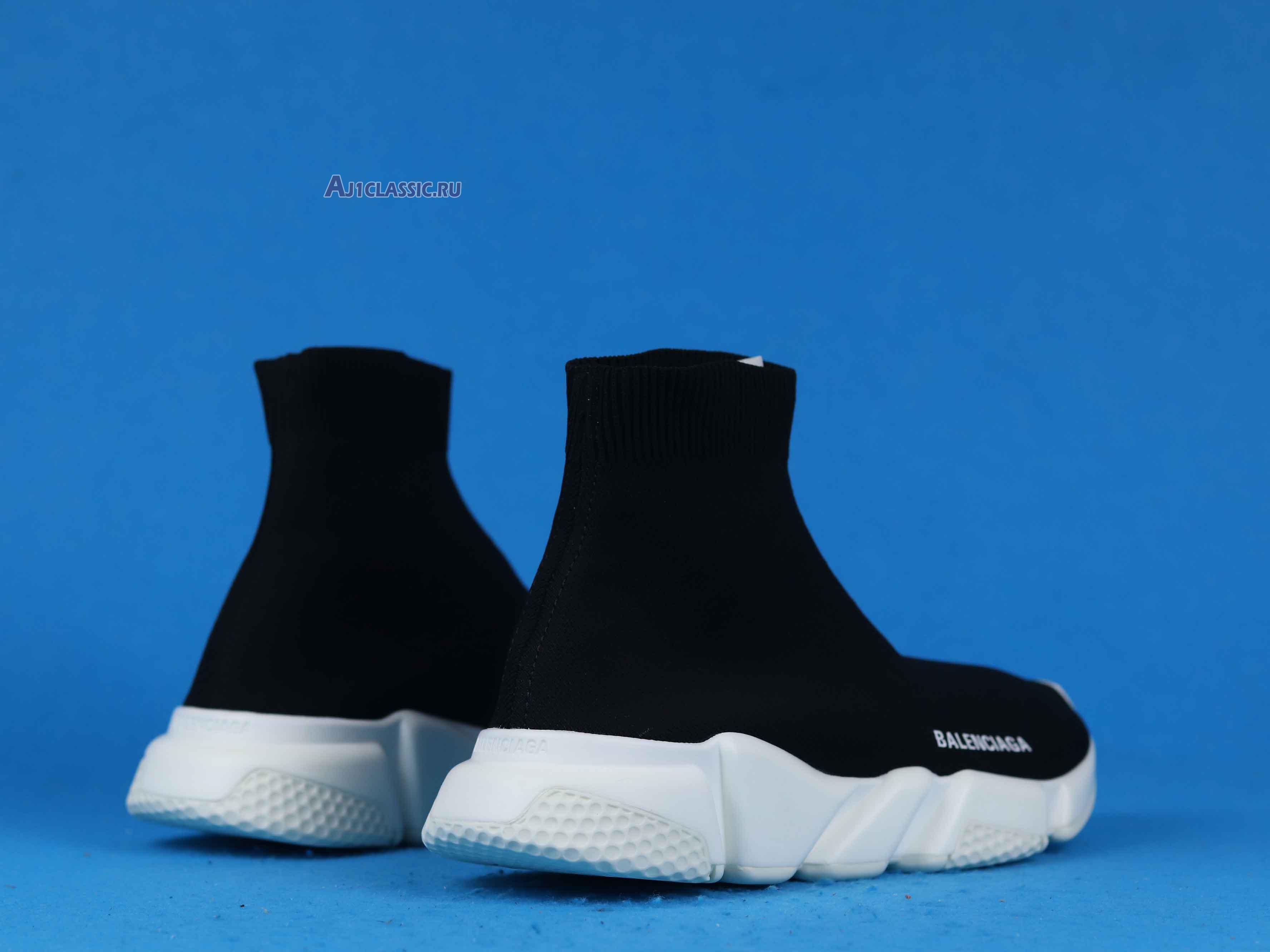 Balenciaga Speed Trainer Mid "Black" 458653 W05G0 1000