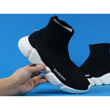 Balenciaga Speed Trainer Mid Black 458653 W05G0 1000 Black/White Sneakers