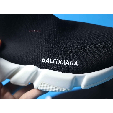 Balenciaga Speed Trainer Mid Black 458653 W05G0 1000 Black/White Sneakers