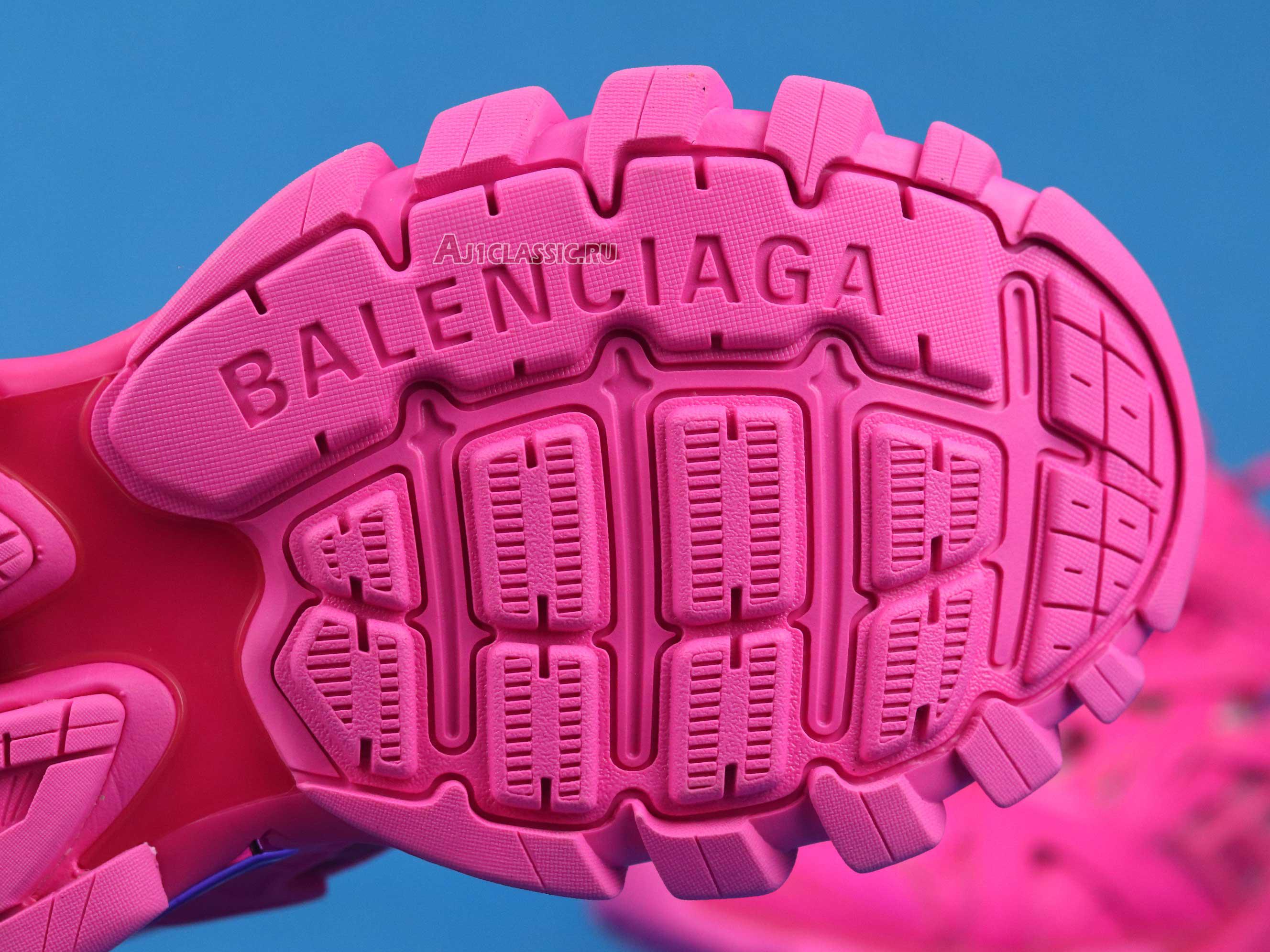 New Balenciaga Track.2 Sneaker "Fluo Pink" 568614 W2FC1 5845 Shoes