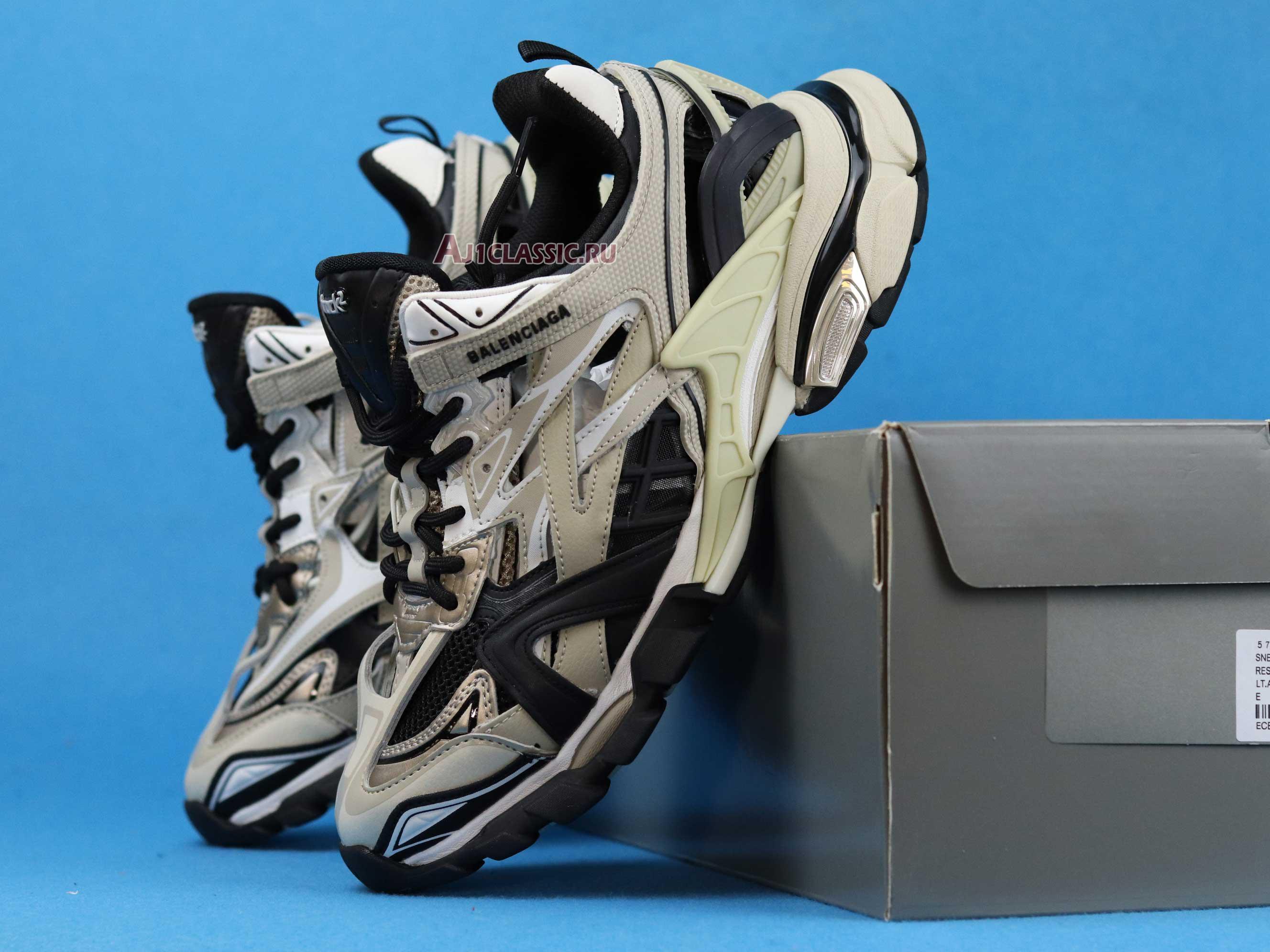 Balenciaga Track.2 Sneaker "Beige Black" 568614 W2GN3 8071