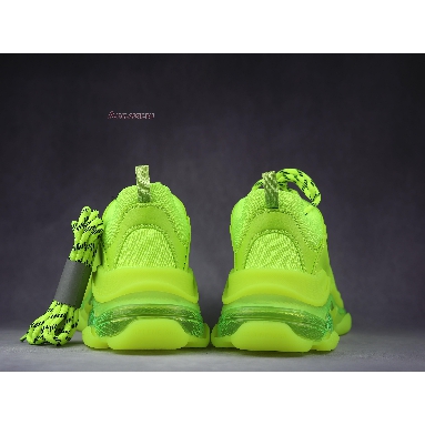 Balenciaga Triple S Sneaker Fluo Yellow 541624 W2FF1 7320 Fluo Yellow/Yellow Mens Womens Shoes