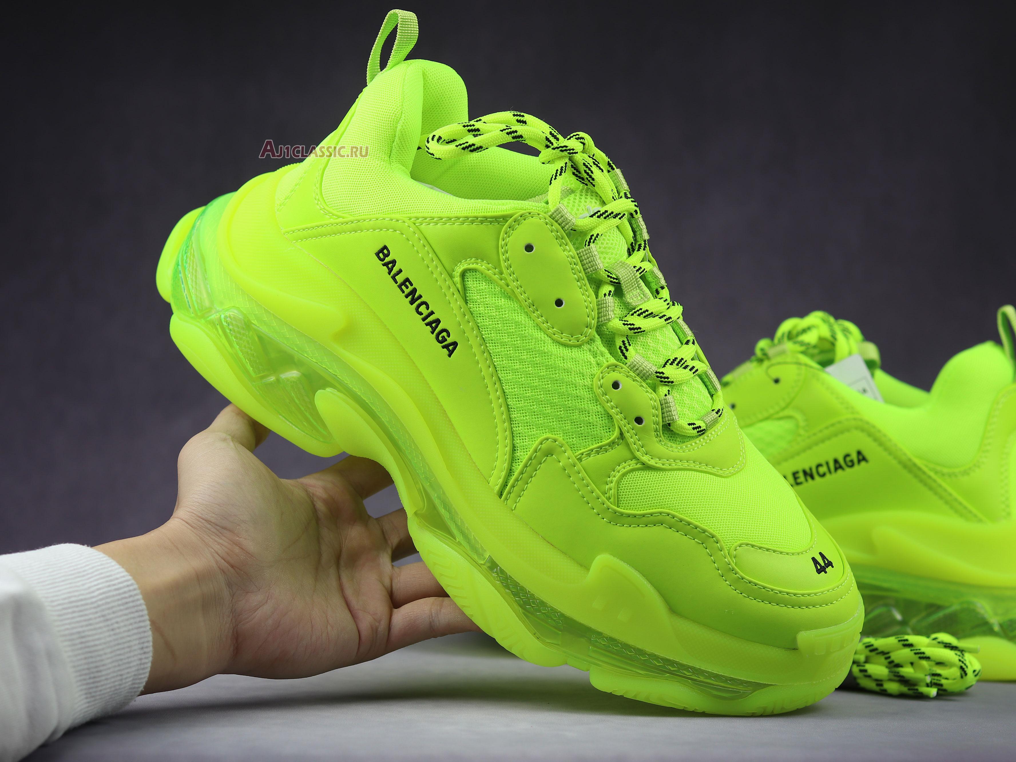 Balenciaga Triple S Sneaker "Fluo Yellow" 541624 W2FF1 7320