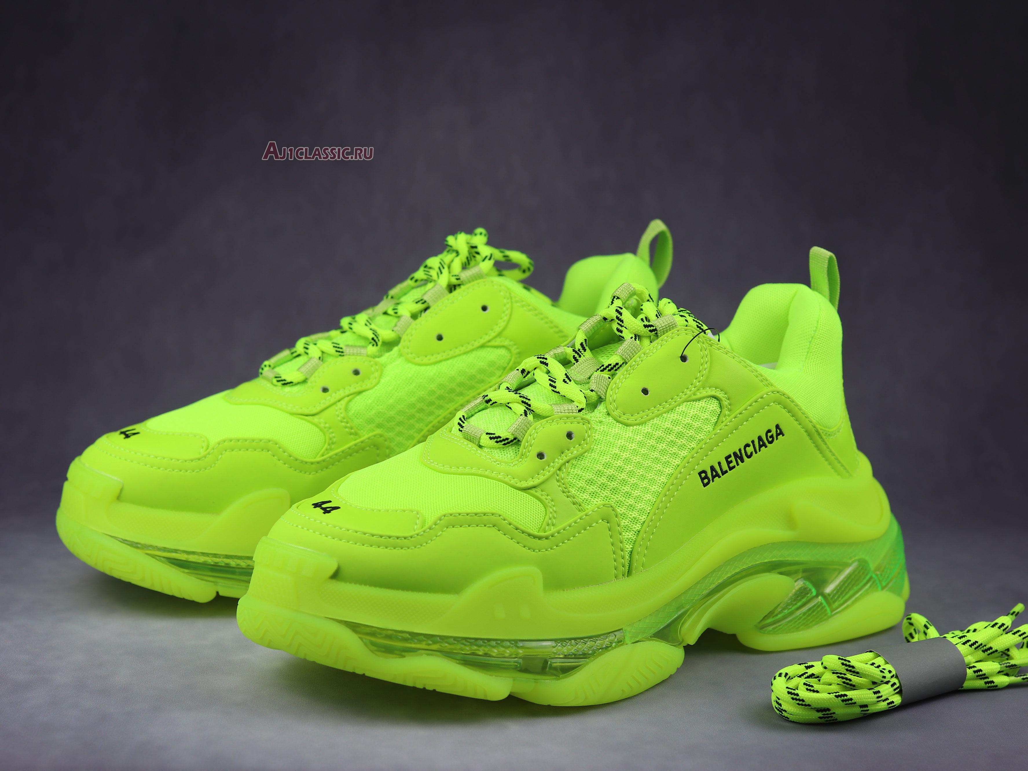 Balenciaga Triple S Sneaker "Fluo Yellow" 541624 W2FF1 7320