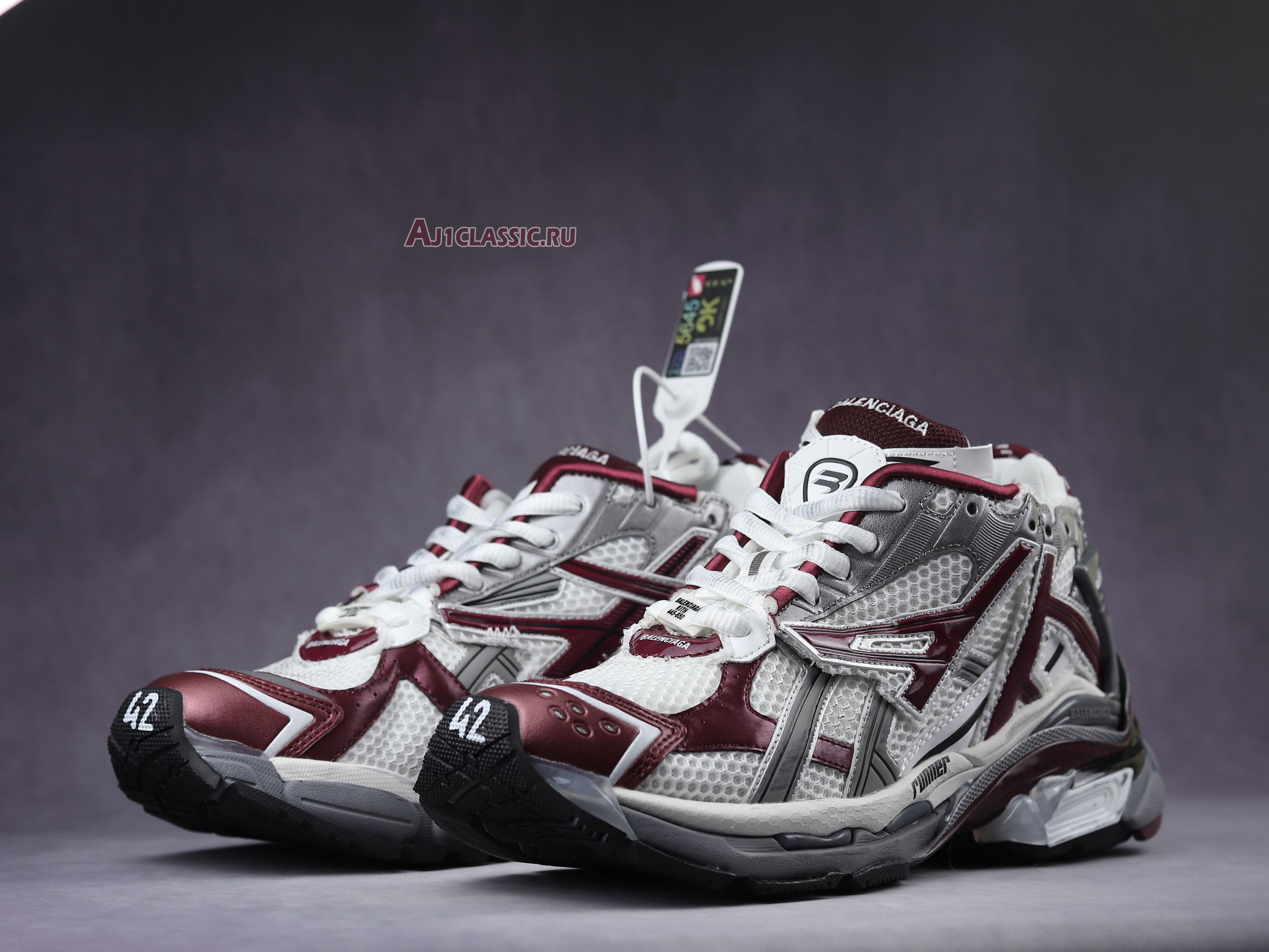 New Balenciaga Runner Sneaker "Burgundy" 677403 W3RB3 9069 Shoes