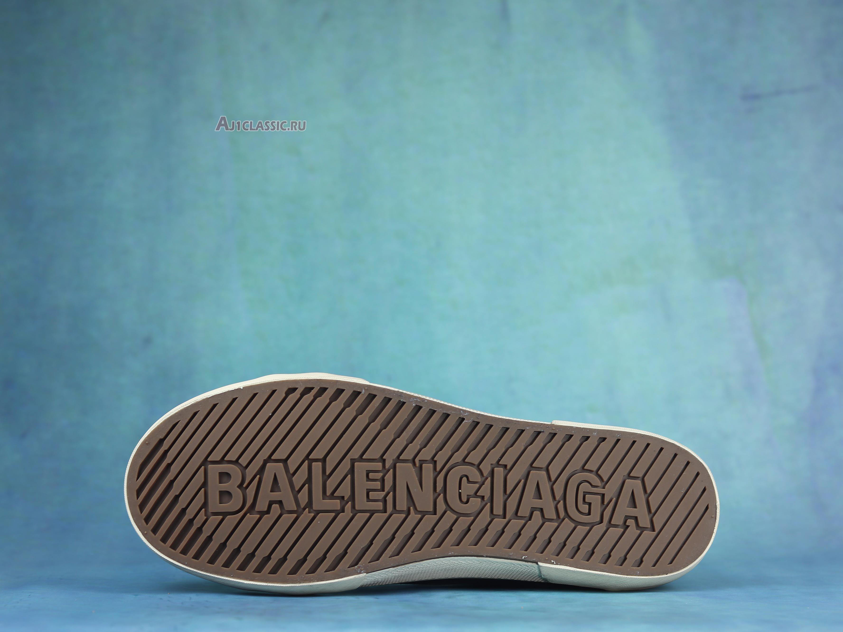 Balenciaga Paris High "Destroyed - Black White" 688752 W3RC1 1090