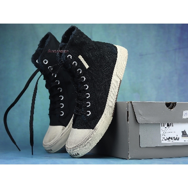 Balenciaga Paris High Destroyed - Black White 688752 W3RC1 1090 Black/White Mens Womens Shoes