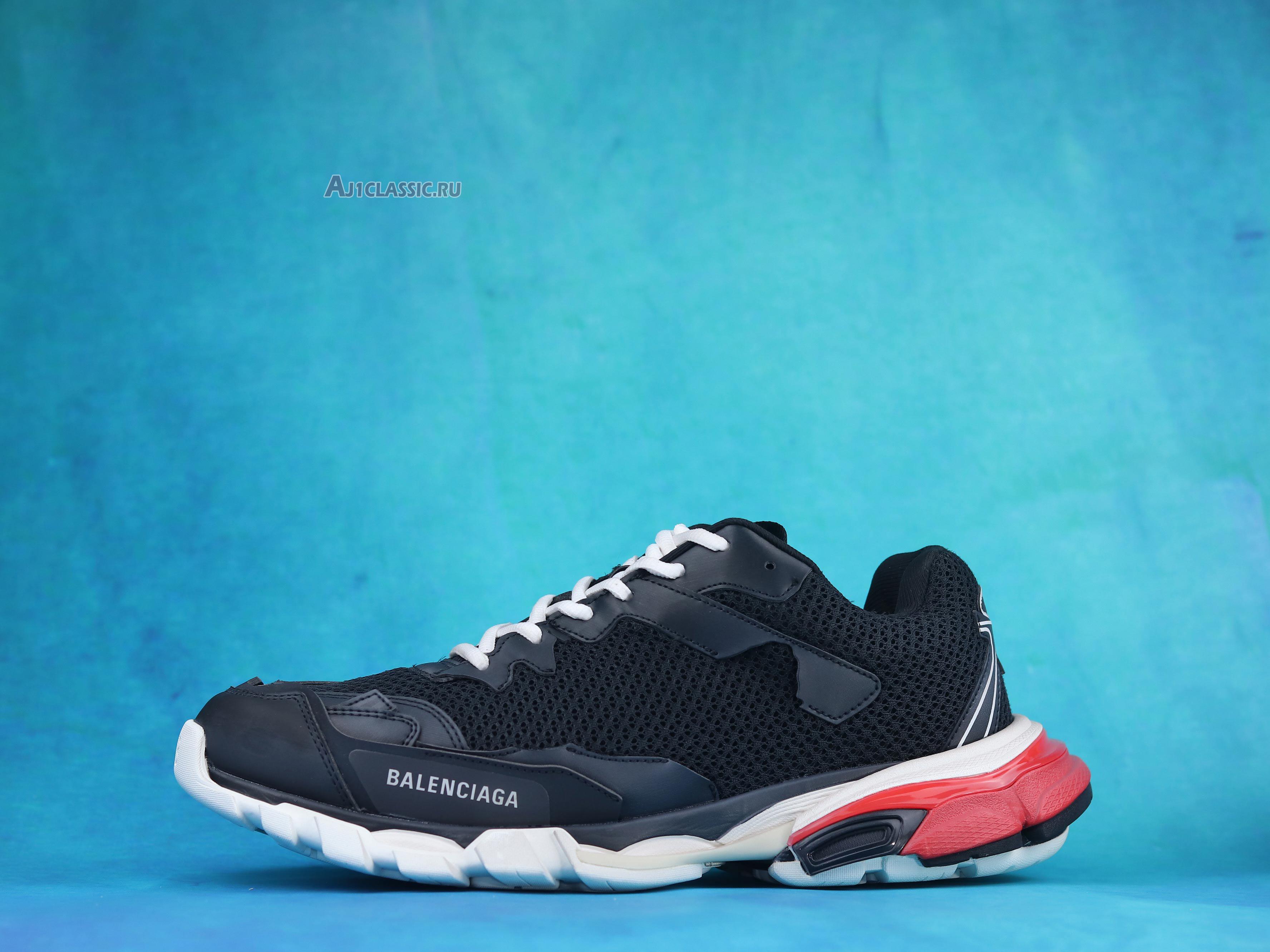 New Balenciaga Track.3 Sneaker "Black Red" 700873 W3RF1 1090-2 Shoes