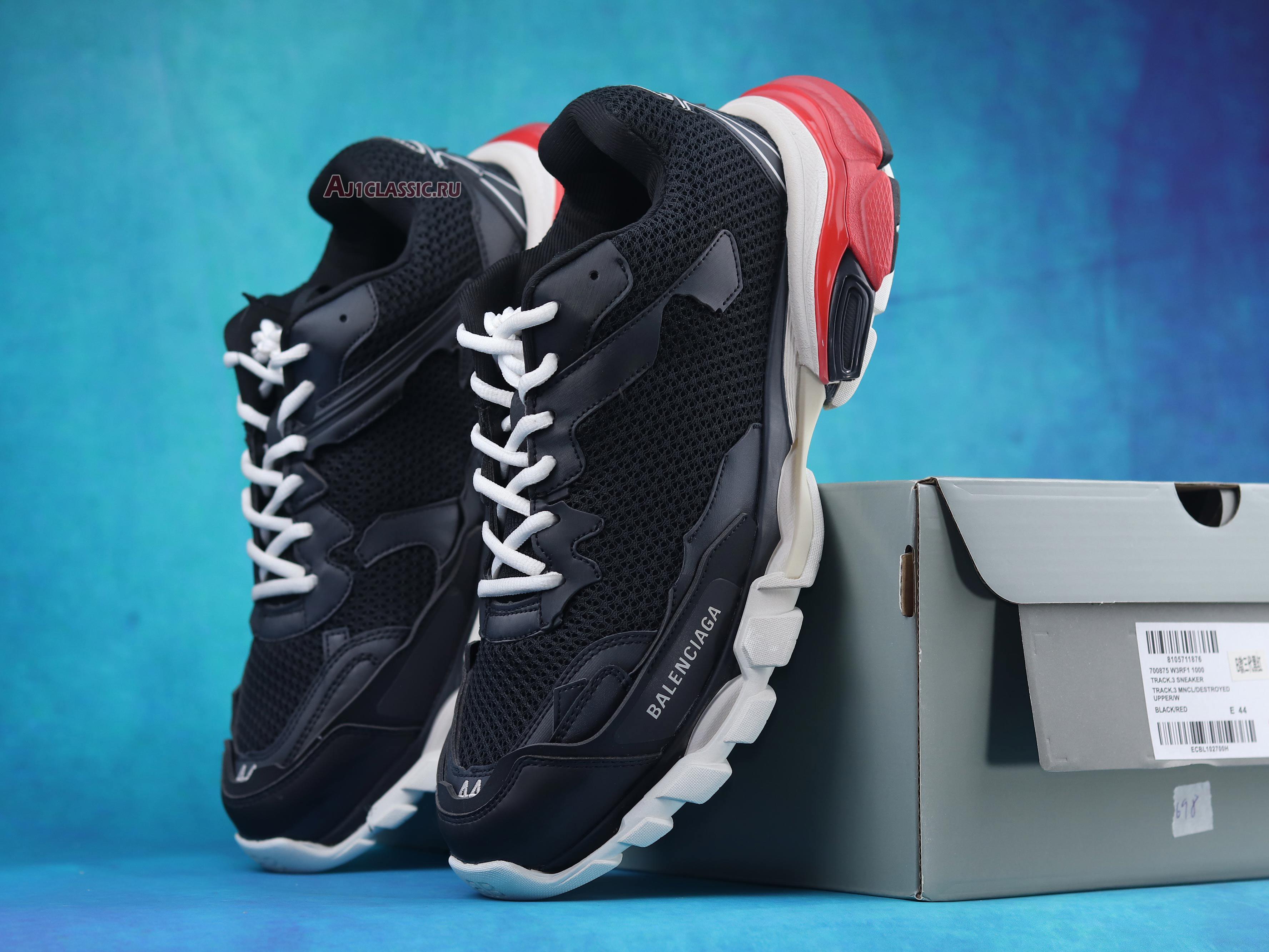 Balenciaga Track.3 Sneaker "Black Red" 700873 W3RF1 1090-2