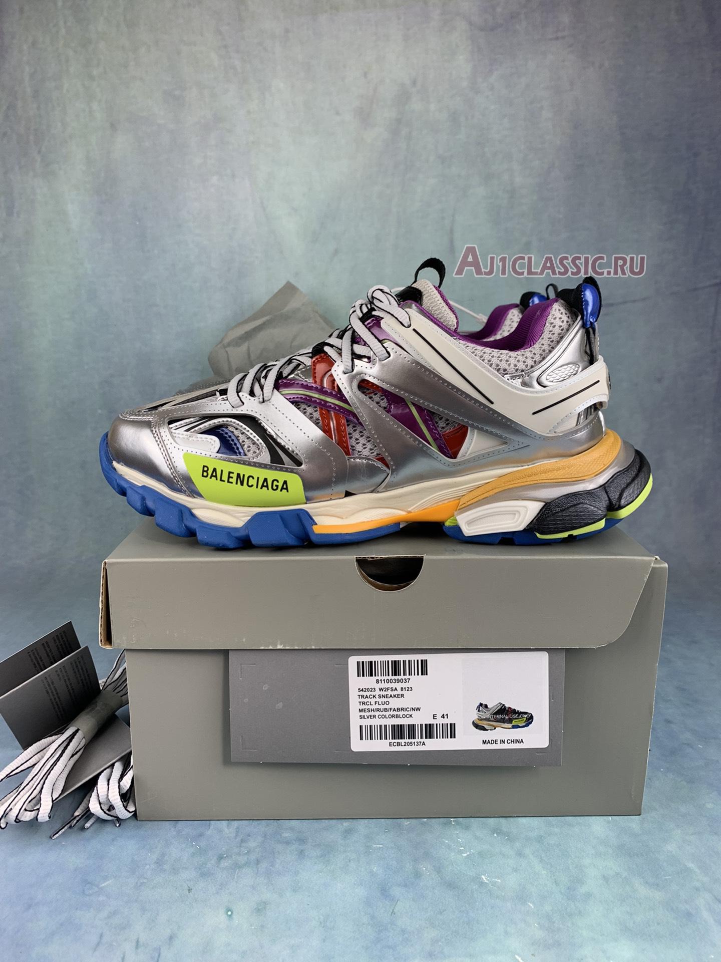 New Balenciaga Track Sneaker "Metallic Multi" 542023 W2FSA 8123 Shoes