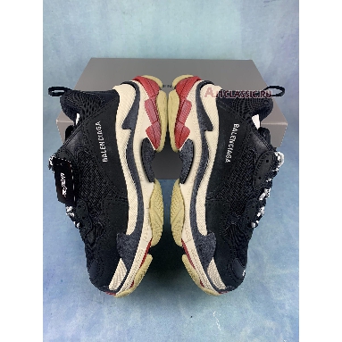 Balenciaga Triple S Sneaker Black Red 2018 533882 W09O1 1000 Black/Red Mens Womens Shoes