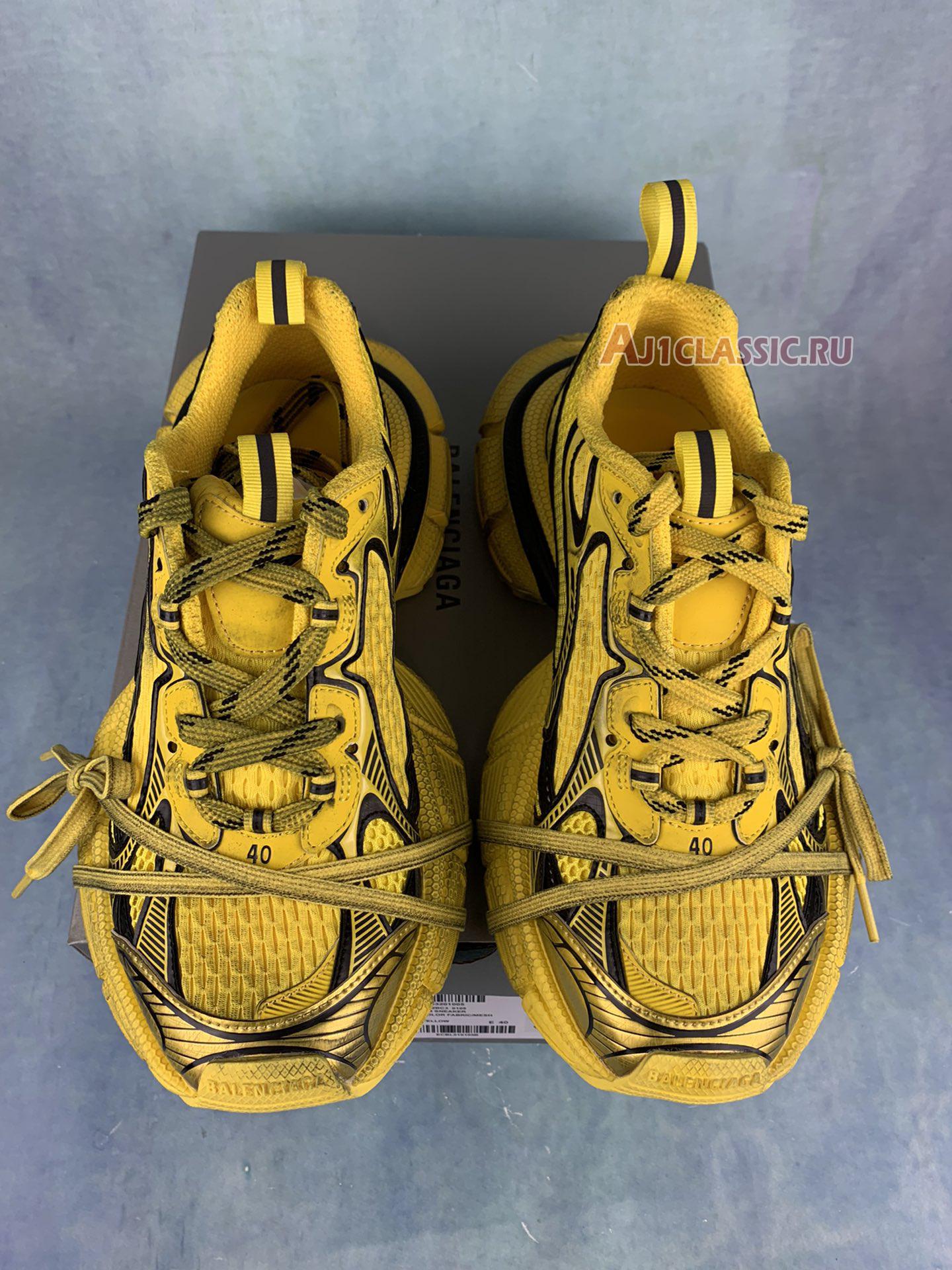 New Balenciaga 3XL Sneaker "Worn-Out - Yellow Black" 734734 W3XL2 7010 Shoes