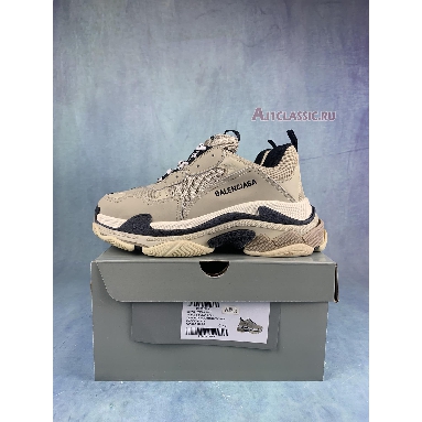 Balenciaga Triple S Sneaker Vanille 536737 W09O6 9787 Vanille/Navy/Brown Sneakers