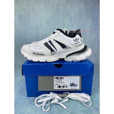 Balenciaga Adidas Track Forum Low Top Sneakers White Black 741107 W3CZ1 9010 White/Black Sneakers