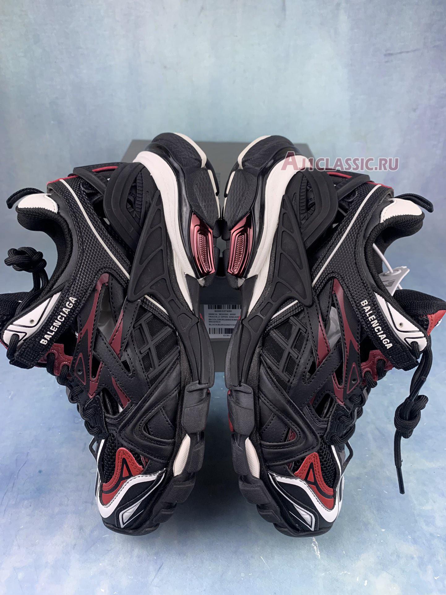 Balenciaga Track.2 Trainer "Black Burgundy" 568614 W2GN3 6000