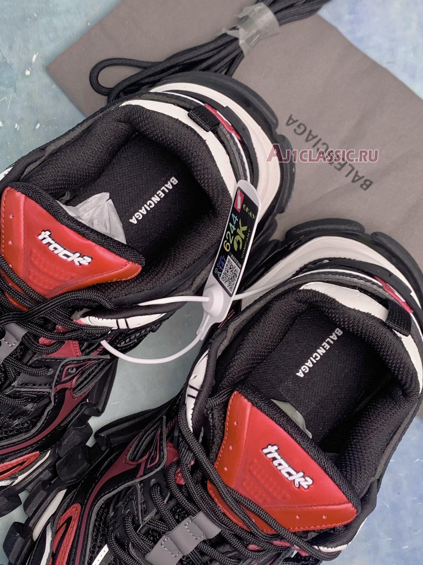 Balenciaga Track.2 Trainer "Black Burgundy" 568614 W2GN3 6000