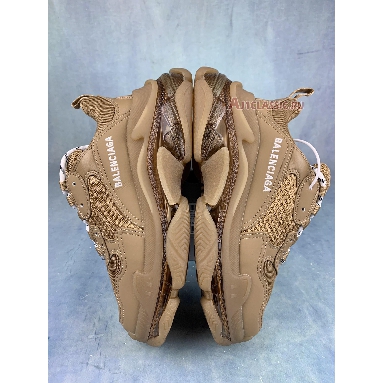 Balenciaga Triple S Sneaker Clear Sole - Light Camel 541624 W2GA1 2706 Light Camel/Brown Sneakers