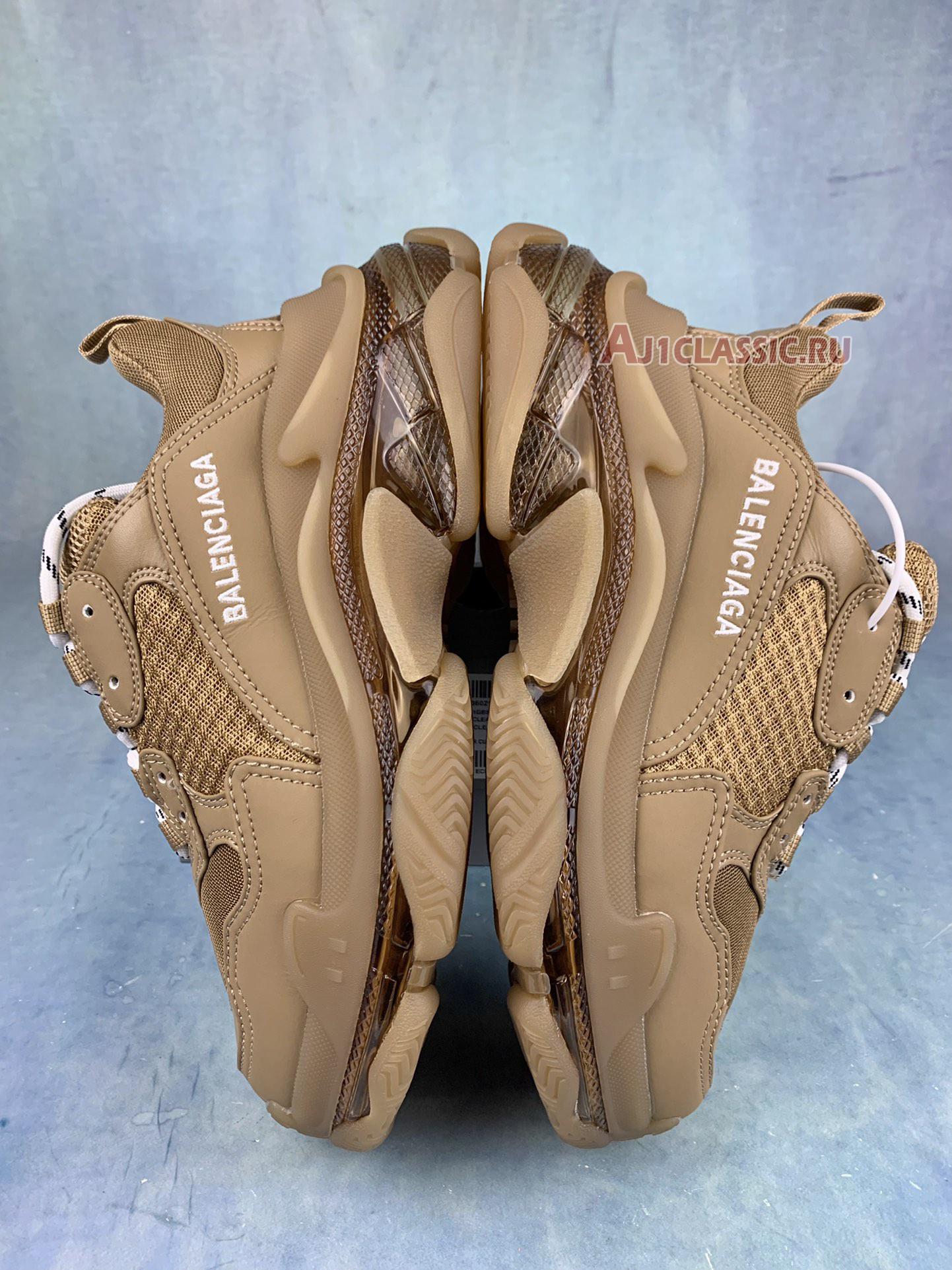 Balenciaga Triple S Sneaker "Clear Sole - Light Camel" 541624 W2GA1 2706