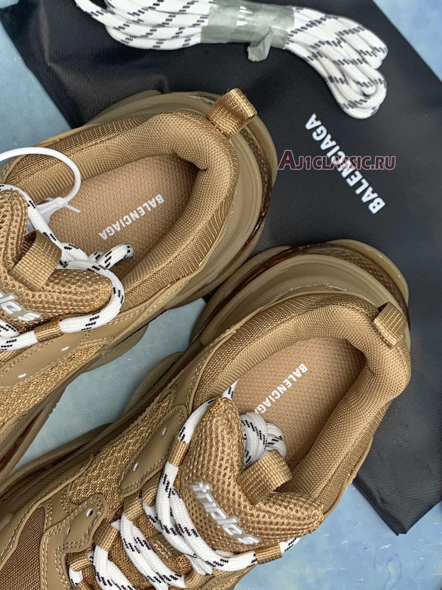 Balenciaga Triple S Sneaker "Clear Sole - Light Camel" 541624 W2GA1 2706