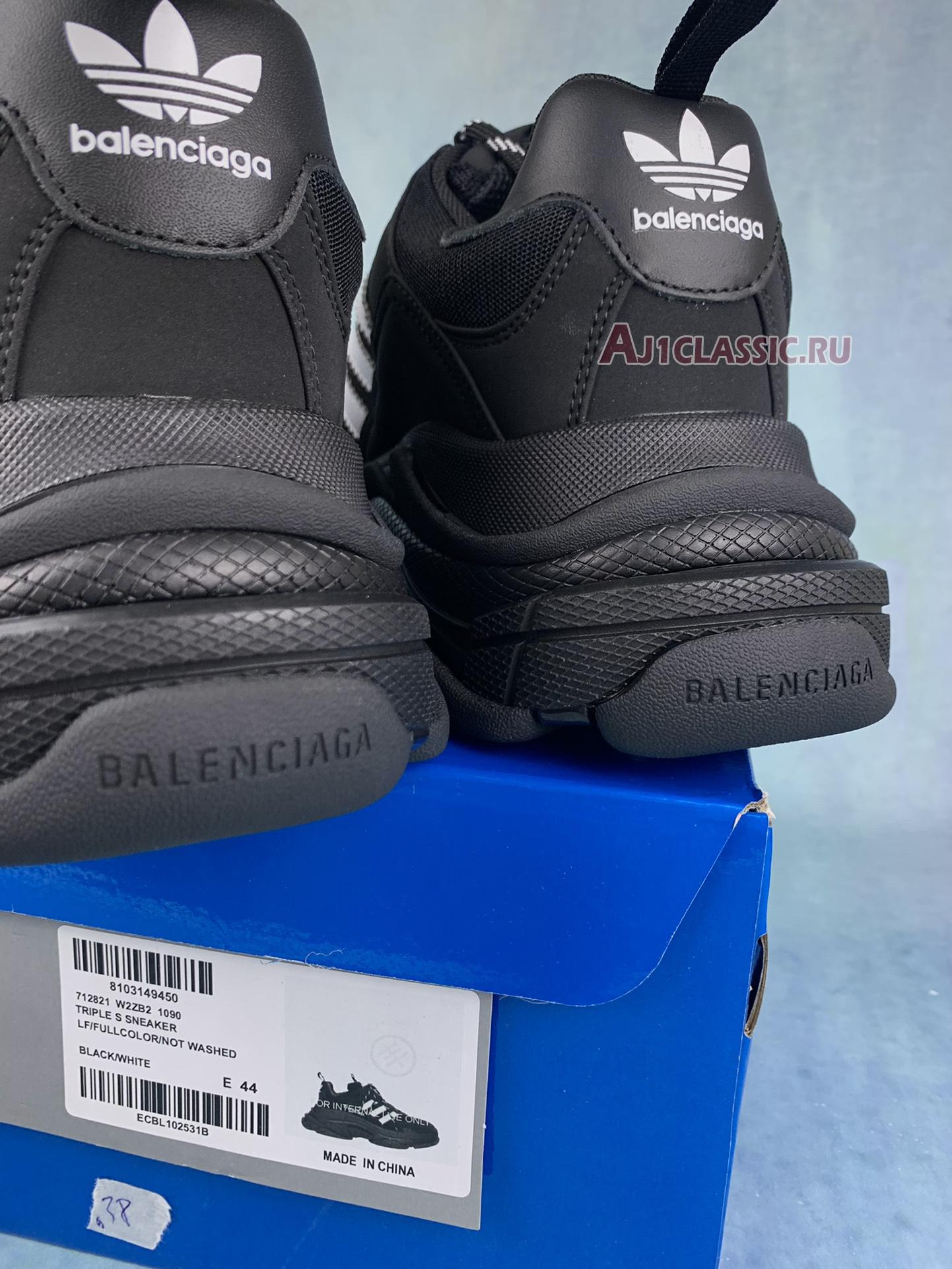 Adidas x Balenciaga Triple S Sneaker "Black" 712821 W2ZB2 1090