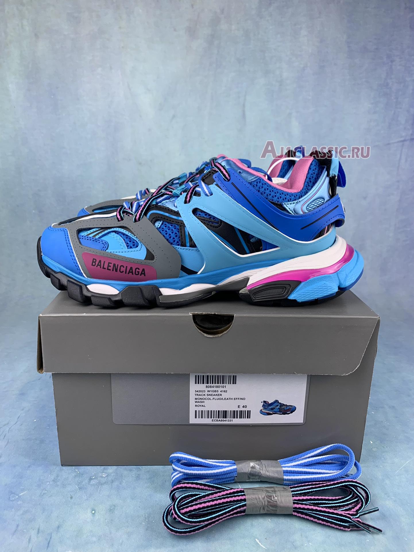 New Balenciaga Track Trainer "Blue" 542436 W1GB5 4162 Shoes