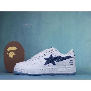 A Bathing Ape Bapesta White Navy 1H20191045-NAVY White/Blue/Navy Sneakers