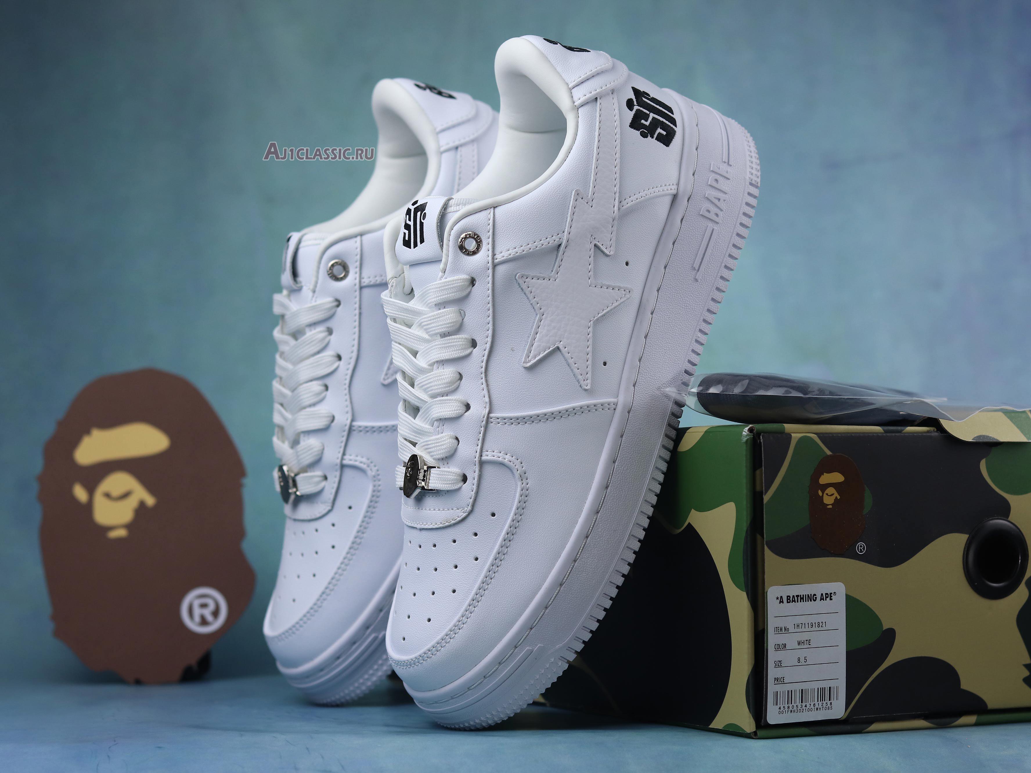 A Bathing Ape Bapesta "White" 1H71191821-WHT