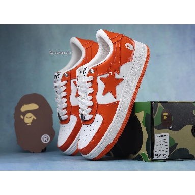 A Bathing Ape Bapesta Orange 1H70191001-ORG Orange/White Sneakers