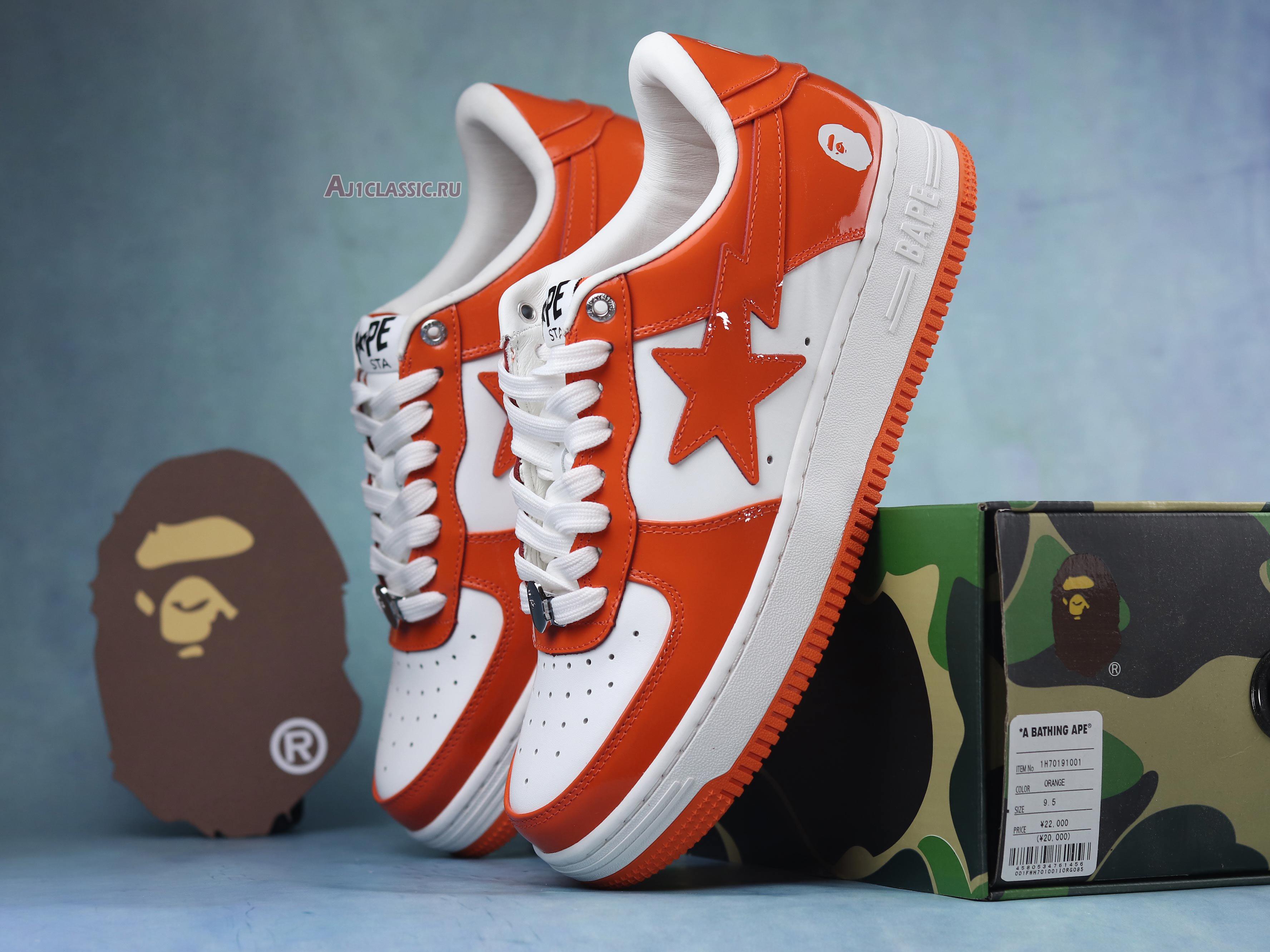 A Bathing Ape Bapesta "Orange" 1H70191001-ORG