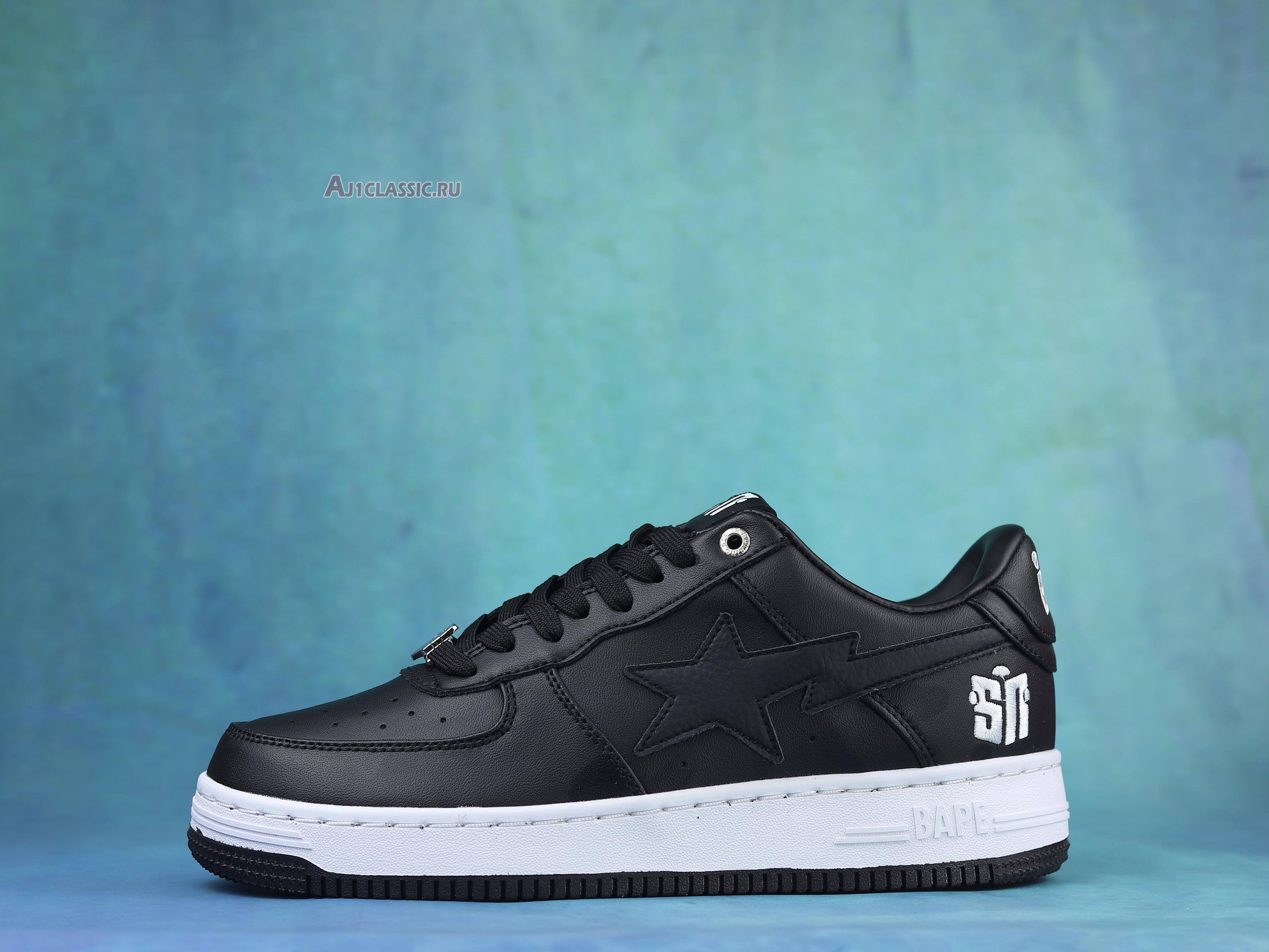 New A Bathing Ape Bapesta "Black" 1H71191002-BLK Shoes