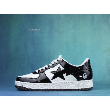 A Bathing Ape Bapesta Black White 1H70191001-BLK Black/White Mens Womens Shoes