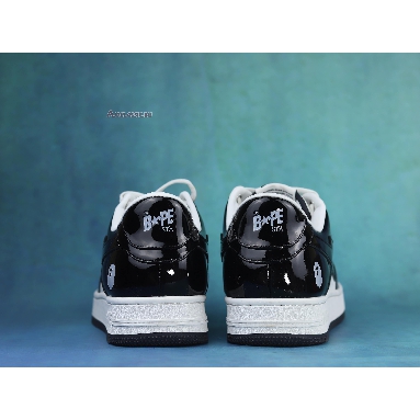 A Bathing Ape Bapesta Black White 1H70191001-BLK Black/White Mens Womens Shoes