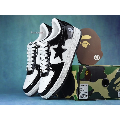 A Bathing Ape Bapesta Black White 1H70191001-BLK Black/White Mens Womens Shoes