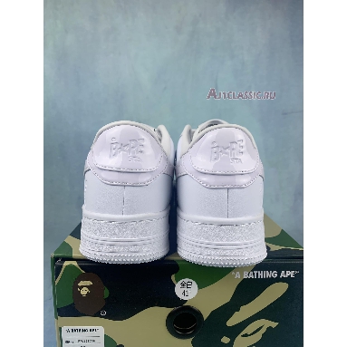 A Bathing Ape Bapesta Low White 1F70191006-WHT White/White Sneakers