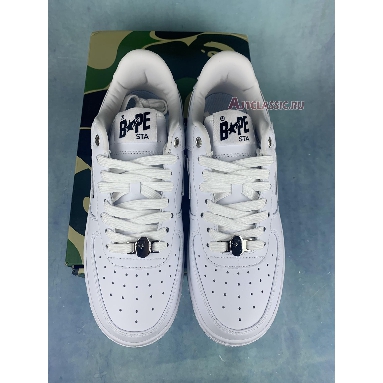 A Bathing Ape Bapesta Low White 1F70191006-WHT White/White Sneakers