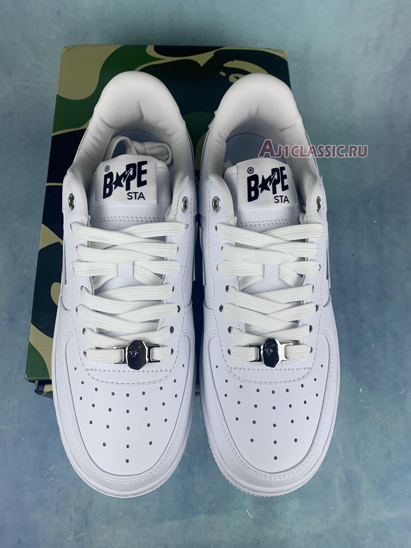 A Bathing Ape Bapesta Low "White" 1F70191006-WHT