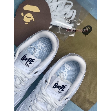 A Bathing Ape Bapesta Low White 1F70191006-WHT White/White Sneakers