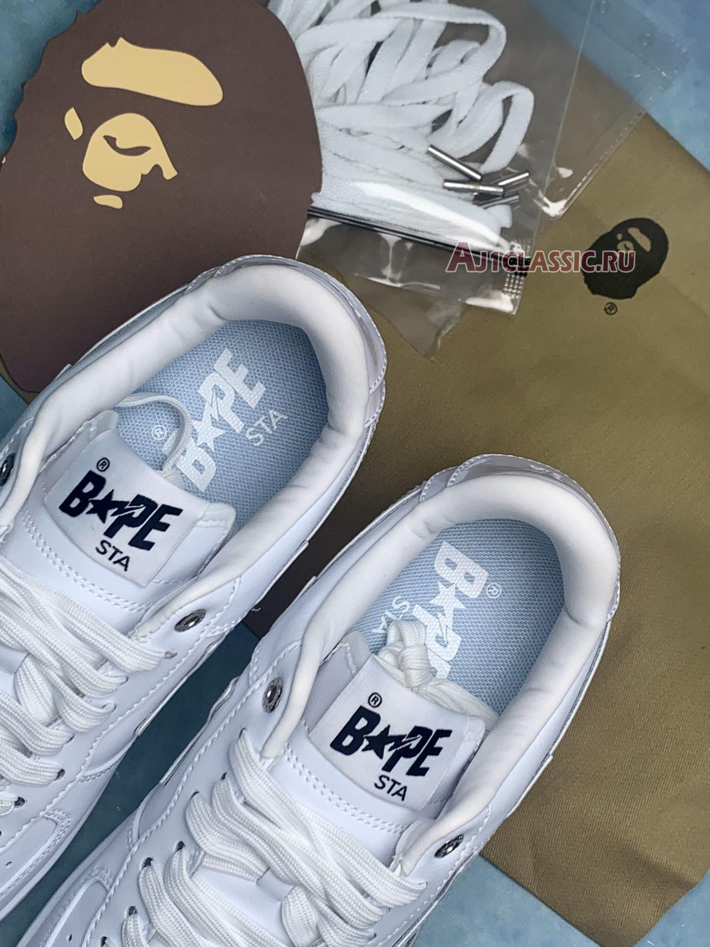 A Bathing Ape Bapesta Low "White" 1F70191006-WHT